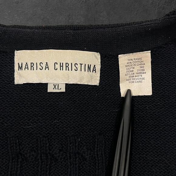 ★ Marisa Christina ‘See The USA Cities’ Patchwork Multicolor Cardigan Sweater ★ - Picture 7 of 7